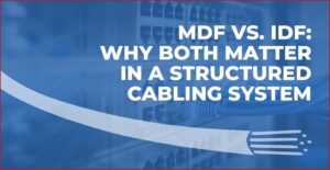 mdf and idf cabling